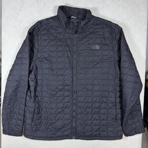The North Face Men's XXL Quilted Insulated Charcoal Puffer Jacket